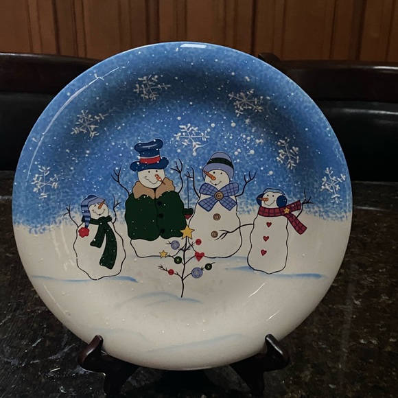 Button up by Saint Nicholas Square dinner plate - Picture 3 of 3